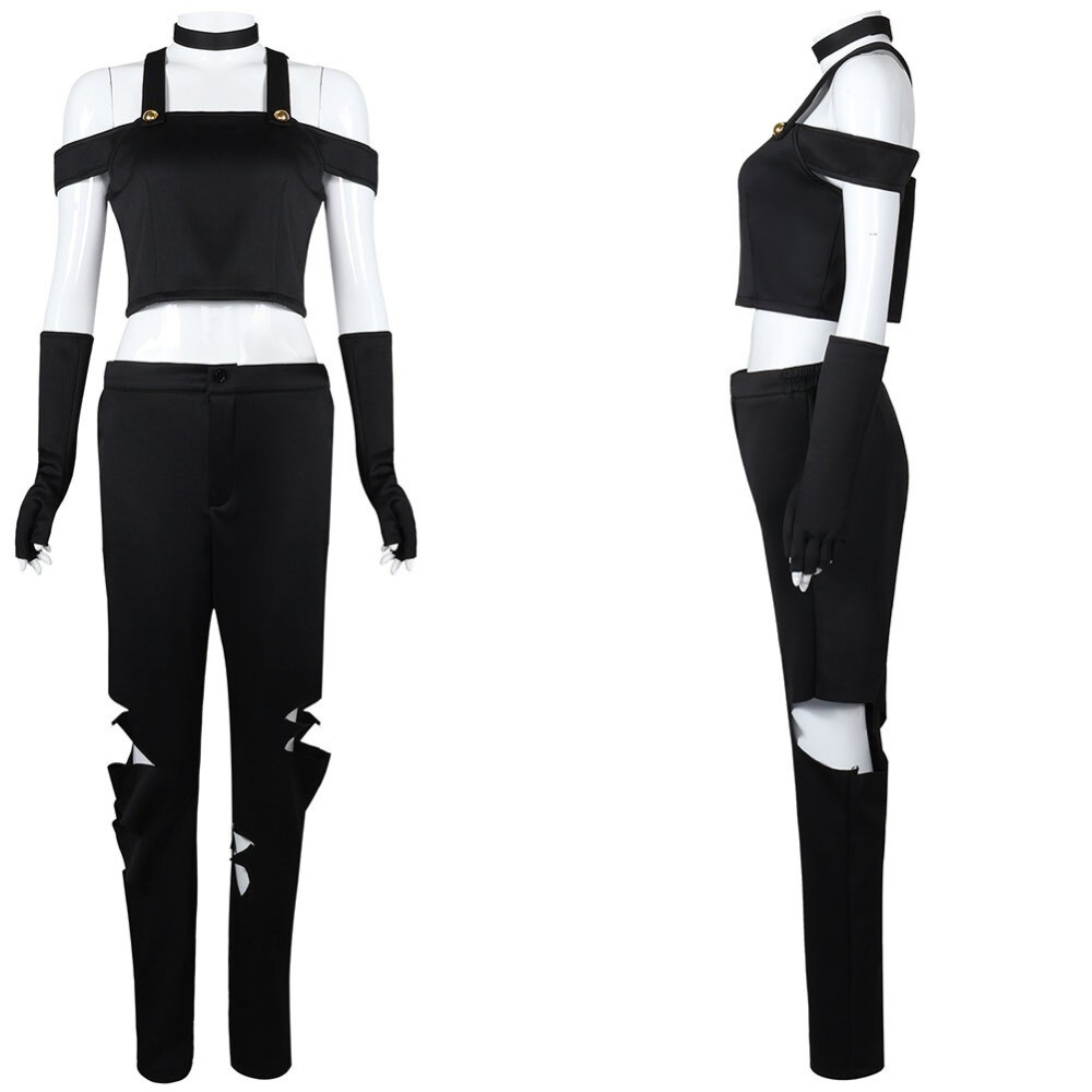 TV Hazbin Hotel 2024 Helluva Boss Millie With Tail Suit Cosplay Costume Halloween Carnival Outfit