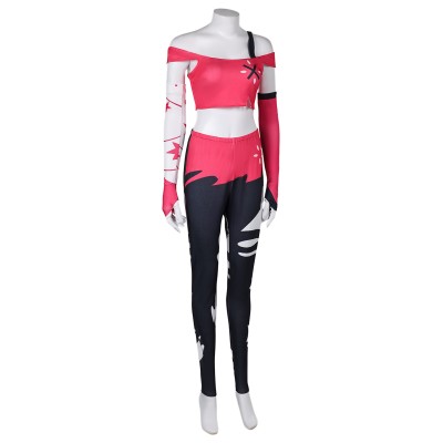 Hazbin Hotel Cherri Bomb Women Suit Cosplay Costume Halloween Carnival Outfit