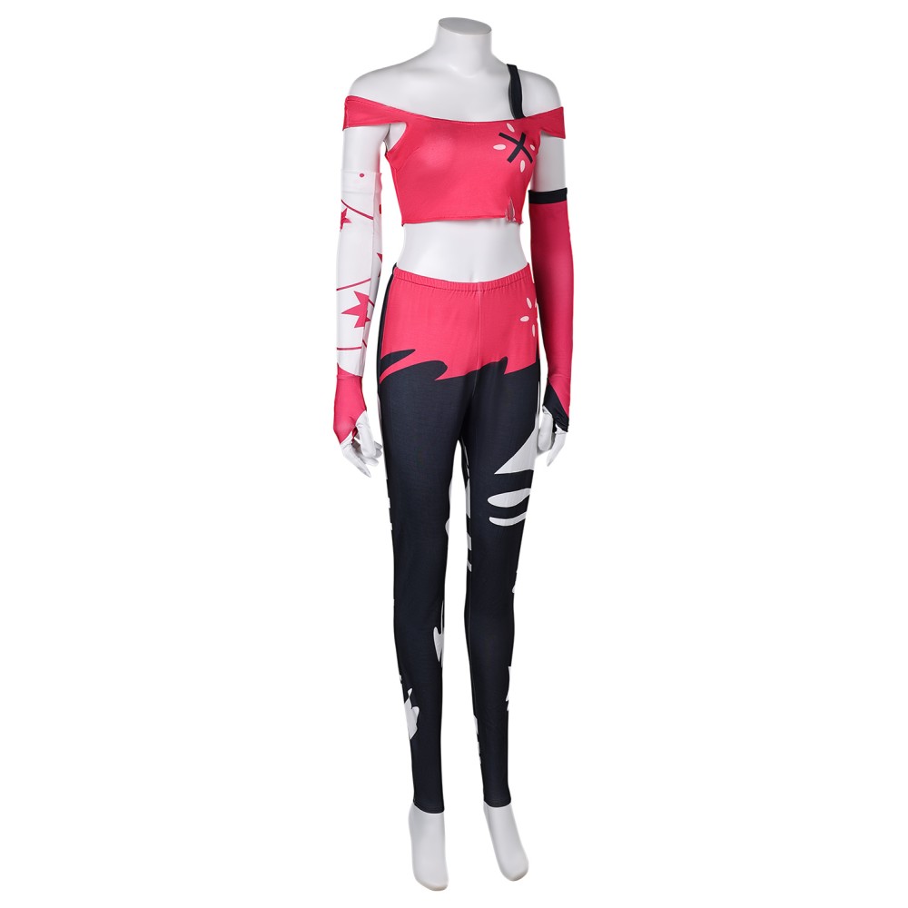 Hazbin Hotel Cherri Bomb Women Suit Cosplay Costume Halloween Carnival Outfit