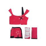 Hazbin Hotel Cherri Bomb Women Suit Cosplay Costume Halloween Carnival Outfit