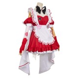 Hazbin Hotel Cherri Bomb Maid and Butler Cafe Maiden Dress Party Cosplay Costume Halloween Carnival