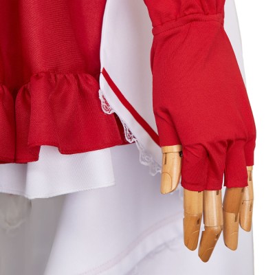 Hazbin Hotel Cherri Bomb Maid and Butler Cafe Maiden Dress Party Cosplay Costume Halloween Carnival