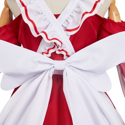 Hazbin Hotel Cherri Bomb Maid and Butler Cafe Maiden Dress Party Cosplay Costume Halloween Carnival