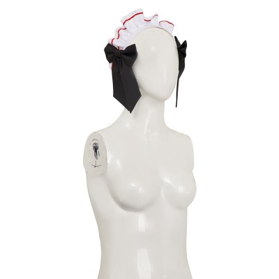 Hazbin Hotel Cherri Bomb Maid and Butler Cafe Maiden Dress Party Cosplay Costume Halloween Carnival
