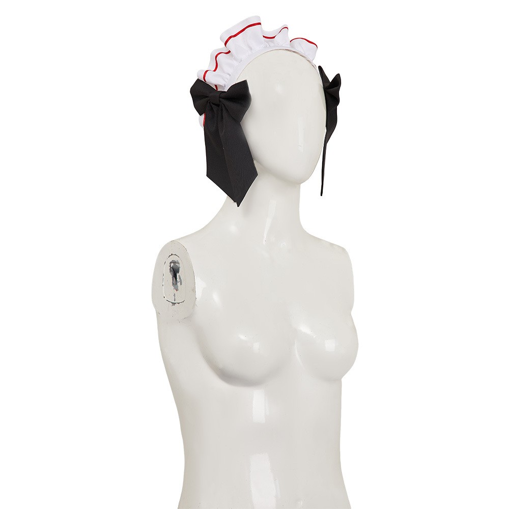 Hazbin Hotel Cherri Bomb Maid and Butler Cafe Maiden Dress Party Cosplay Costume Halloween Carnival