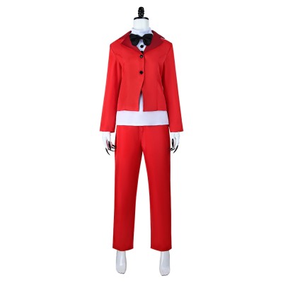 Hazbin Hotel Charlie Morningstar Women Red Cosplay Costume Halloween Carnival Outfit