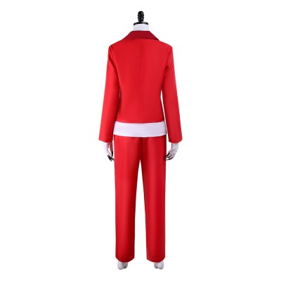 Hazbin Hotel Charlie Morningstar Women Red Cosplay Costume Halloween Carnival Outfit