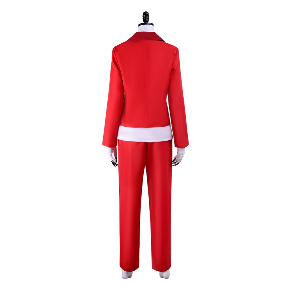 Hazbin Hotel Charlie Morningstar Women Red Cosplay Costume Halloween Carnival Outfit