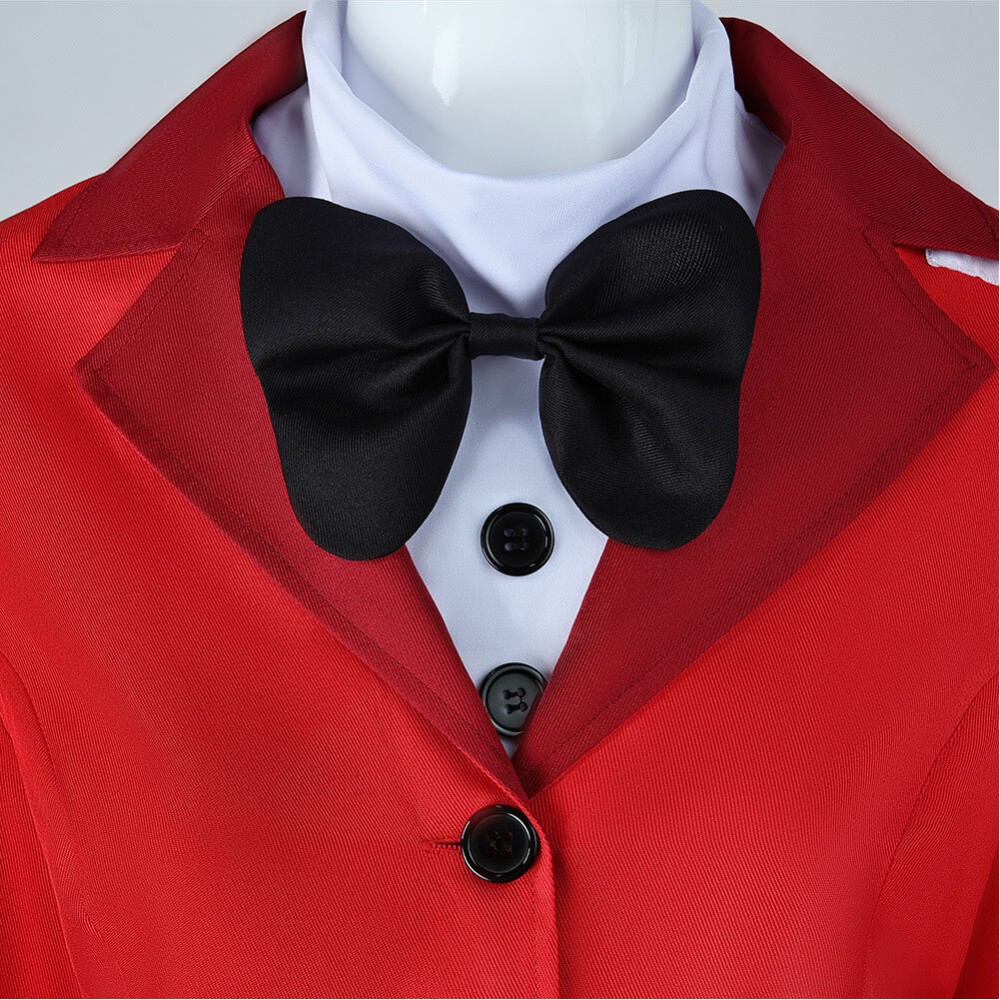 Hazbin Hotel Charlie Morningstar Women Red Cosplay Costume Halloween Carnival Outfit