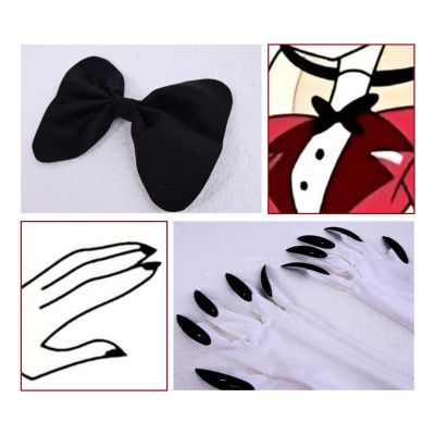 Hazbin Hotel Charlie Morningstar Women Red Cosplay Costume Halloween Carnival Outfit
