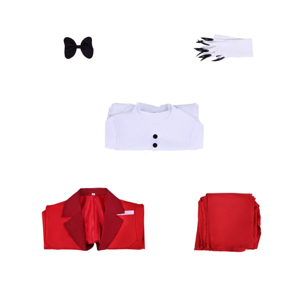 Hazbin Hotel Charlie Morningstar Women Red Cosplay Costume Halloween Carnival Outfit