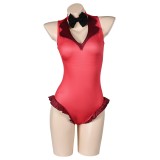 Hazbin Hotel Charlie Morningstar Red One Piece Swimsuit Suit Original Design Cosplay Costume Halloween Carnival Outfit