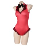 Hazbin Hotel Charlie Morningstar Red One Piece Swimsuit Suit Original Design Cosplay Costume Halloween Carnival Outfit
