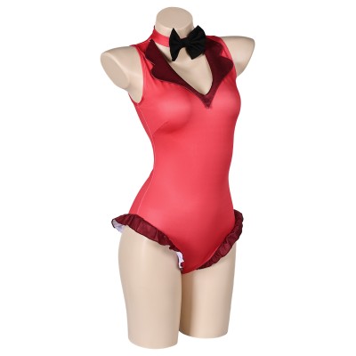 Hazbin Hotel Charlie Morningstar Red One Piece Swimsuit Suit Original Design Cosplay Costume Halloween Carnival Outfit