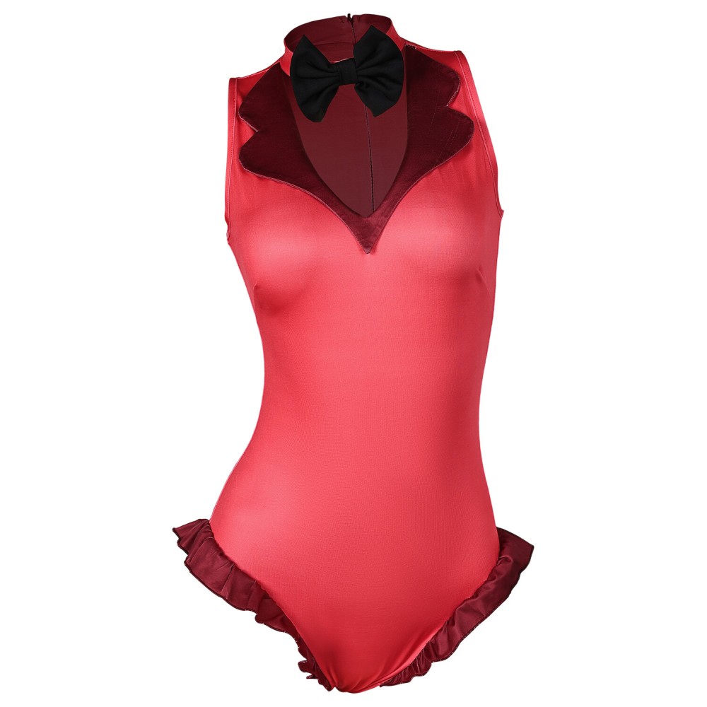 Hazbin Hotel Charlie Morningstar Red One Piece Swimsuit Suit Original Design Cosplay Costume Halloween Carnival Outfit
