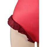 Hazbin Hotel Charlie Morningstar Red One Piece Swimsuit Suit Original Design Cosplay Costume Halloween Carnival Outfit