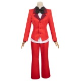 Hazbin Hotel Charlie Morningstar Suit Cosplay Costume Halloween Carnival Outfit
