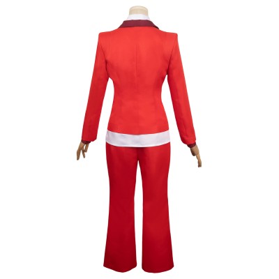 Hazbin Hotel Charlie Morningstar Suit Cosplay Costume Halloween Carnival Outfit