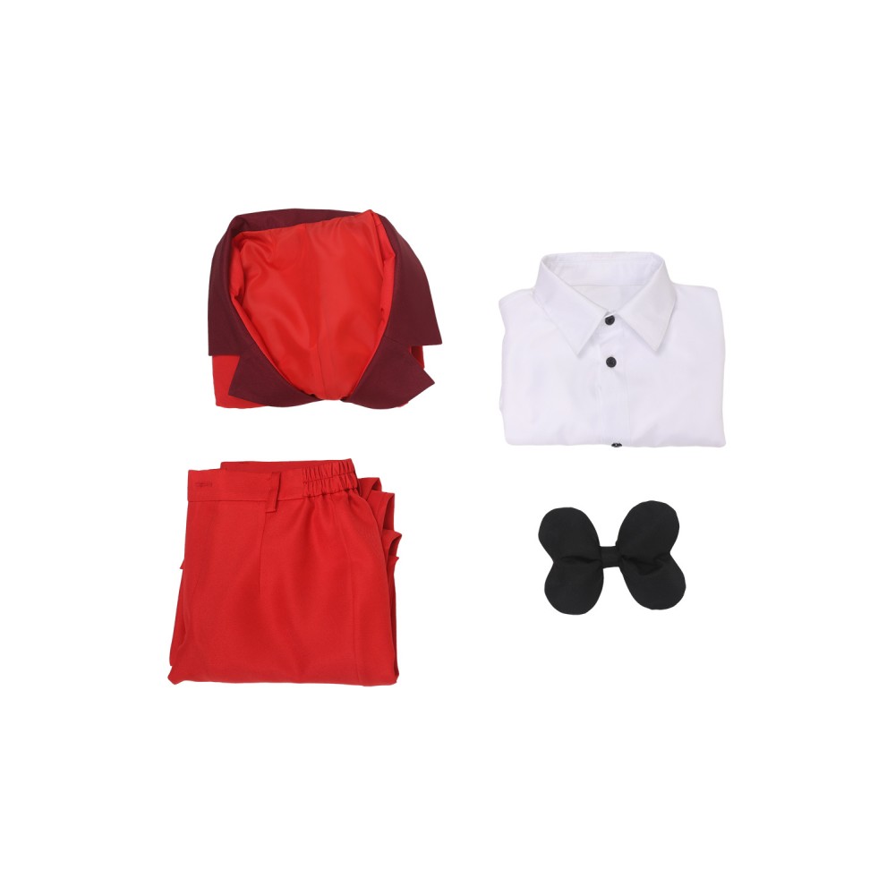 Hazbin Hotel Charlie Morningstar Suit Cosplay Costume Halloween Carnival Outfit