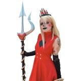 Hazbin Hotel Charlie Morningstar Full Demon Red Dress Combat Suit Cosplay Costume Halloween Carnival Outfit