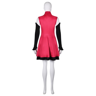 Hazbin Hotel Charlie Morningstar Full Demon Red Dress Combat Suit Cosplay Costume Halloween Carnival Outfit
