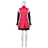 Hazbin Hotel Charlie Morningstar Full Demon Red Dress Combat Suit Cosplay Costume Halloween Carnival Outfit