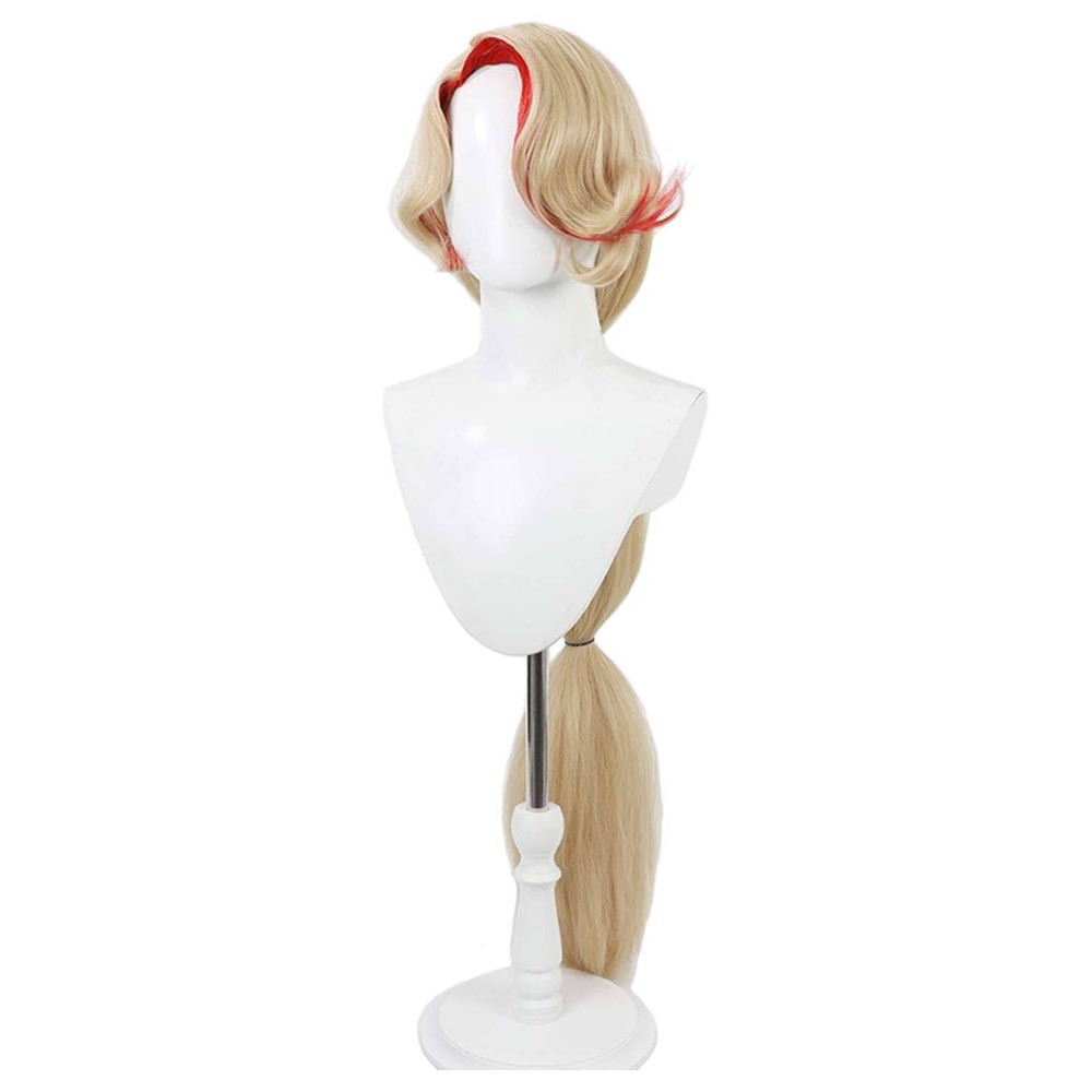 Hazbin Hotel Charlie Morningstar Yellow Wig Heat Resistant Synthetic Hair Accessories Cosplay Costume Halloween Carnival