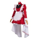Hazbin Hotel Charlie Morningstar Maid and Butler Cafe Maiden Dress Party Cosplay Costume Halloween Carnival