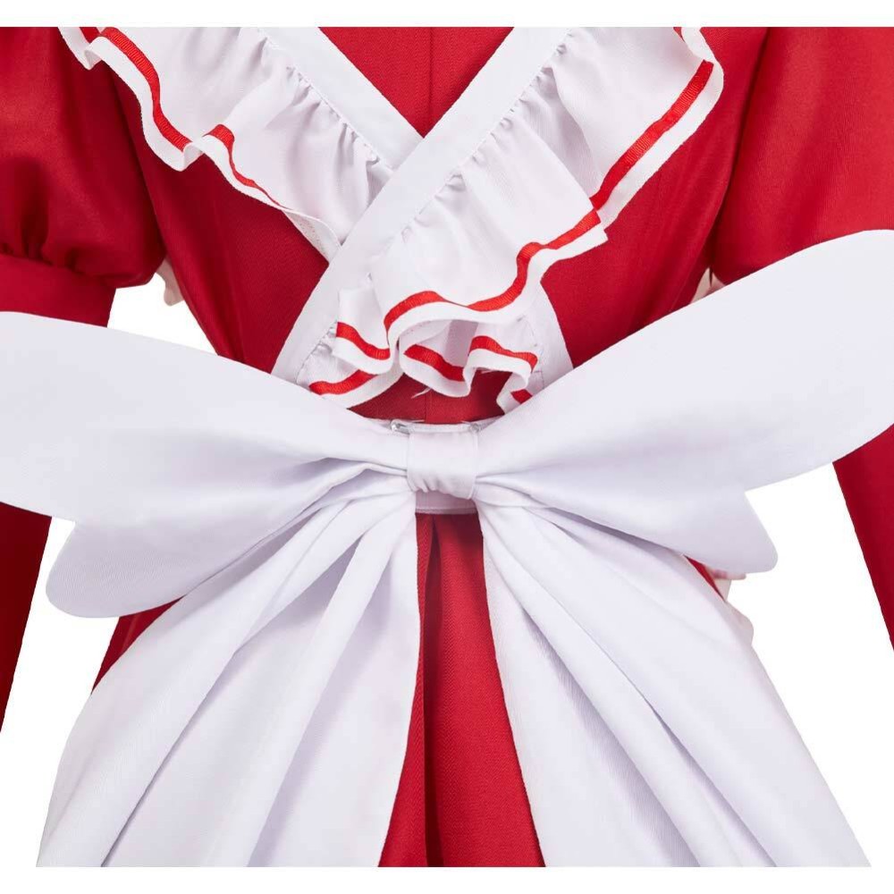 Hazbin Hotel Charlie Morningstar Maid and Butler Cafe Maiden Dress Party Cosplay Costume Halloween Carnival