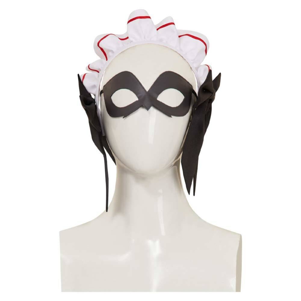 Hazbin Hotel Carmilla Carmine Maid and Butler Cafe Maiden Dress Set Party Cosplay Costume Halloween Carnival