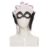Hazbin Hotel Carmilla Carmine Maid and Butler Cafe Maiden Dress Set Party Cosplay Costume Halloween Carnival
