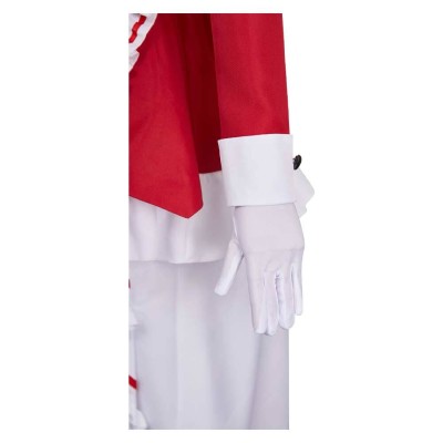 Hazbin Hotel Carmilla Carmine Maid and Butler Cafe Maiden Dress Set Party Cosplay Costume Halloween Carnival