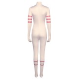 Hazbin Hotel Angel Dust Pink Jumpsuit Bodysuit Suit Cosplay Costume Halloween Carnival Outfit