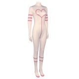 Hazbin Hotel Angel Dust Pink Jumpsuit Bodysuit Suit Cosplay Costume Halloween Carnival Outfit