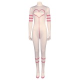 Hazbin Hotel Angel Dust Pink Jumpsuit Bodysuit Suit Cosplay Costume Halloween Carnival Outfit