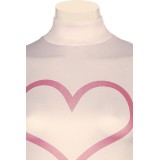 Hazbin Hotel Angel Dust Pink Jumpsuit Bodysuit Suit Cosplay Costume Halloween Carnival Outfit