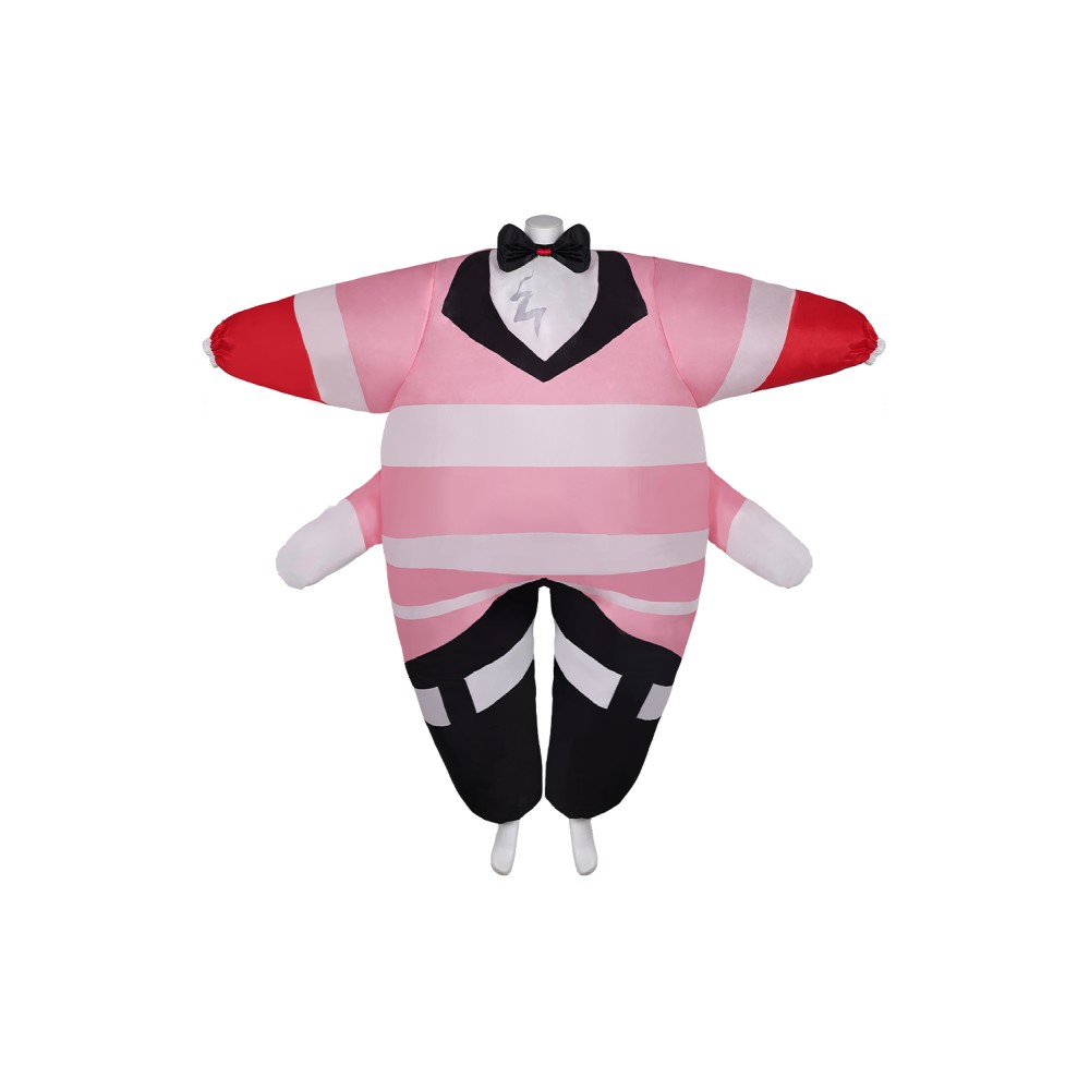 Hazbin Hotel Angel Dust Pink Inflatable Full Body Suit Suit Cosplay Costume Halloween Carnival Outfit
