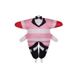 Hazbin Hotel Angel Dust Pink Inflatable Full Body Suit Suit Cosplay Costume Halloween Carnival Outfit