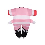 Hazbin Hotel Angel Dust Pink Inflatable Full Body Suit Suit Cosplay Costume Halloween Carnival Outfit