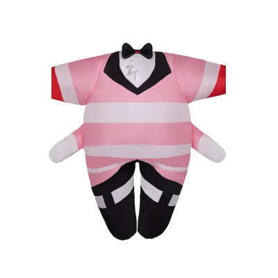 Hazbin Hotel Angel Dust Pink Inflatable Full Body Suit Suit Cosplay Costume Halloween Carnival Outfit