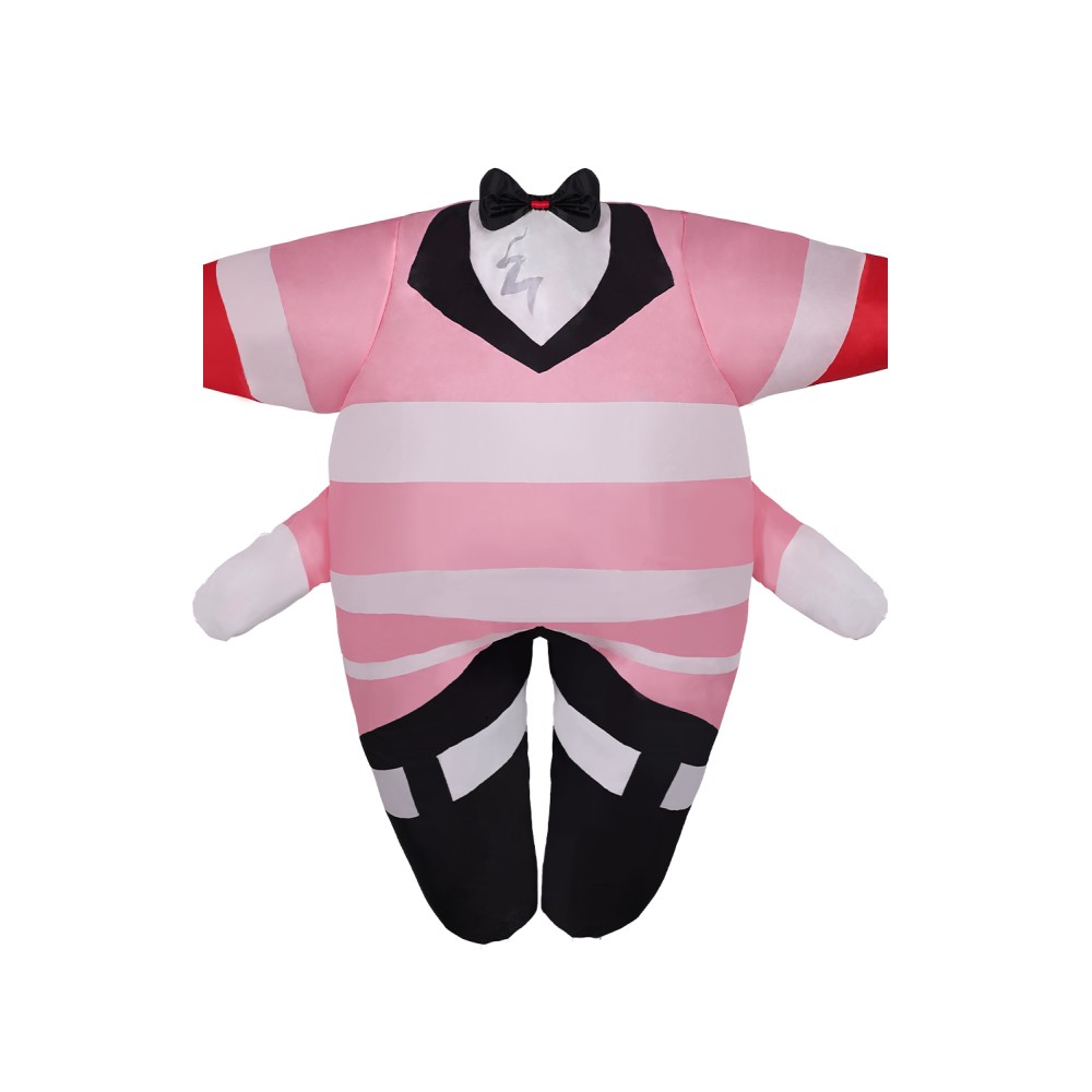 Hazbin Hotel Angel Dust Pink Inflatable Full Body Suit Suit Cosplay Costume Halloween Carnival Outfit
