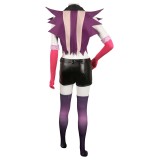 Hazbin Hotel Angel Dust Pink Combat Suit Suit Cosplay Costume Halloween Carnival Outfit