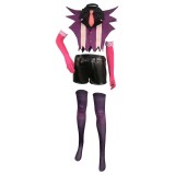 Hazbin Hotel Angel Dust Pink Combat Suit Suit Cosplay Costume Halloween Carnival Outfit