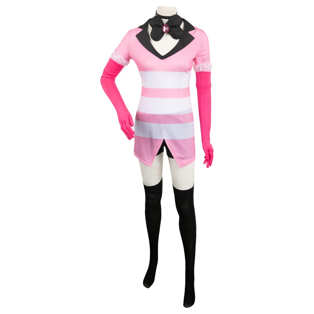 Hazbin Hotel Angel Dust Suit Cosplay Costume Halloween Carnival Outfit