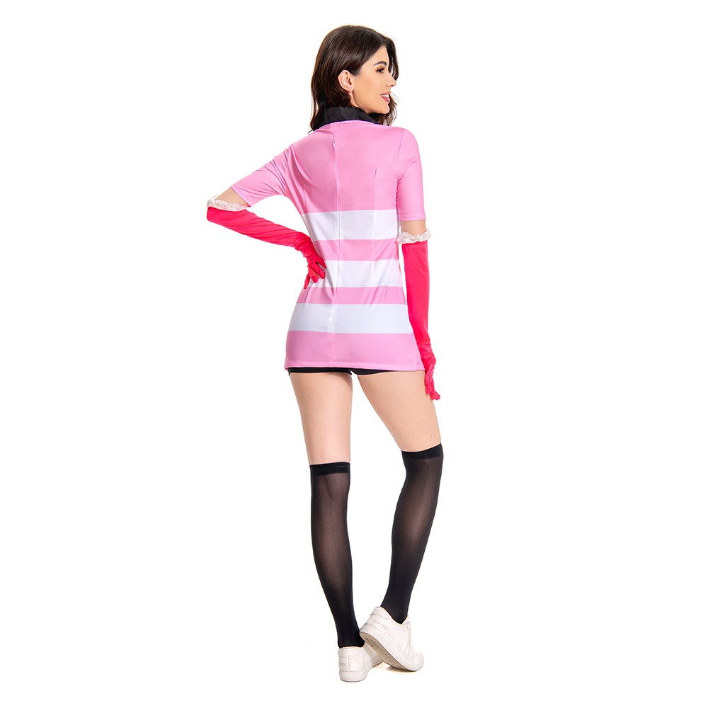 Hazbin Hotel Angel Dust Suit Cosplay Costume Halloween Carnival Outfit
