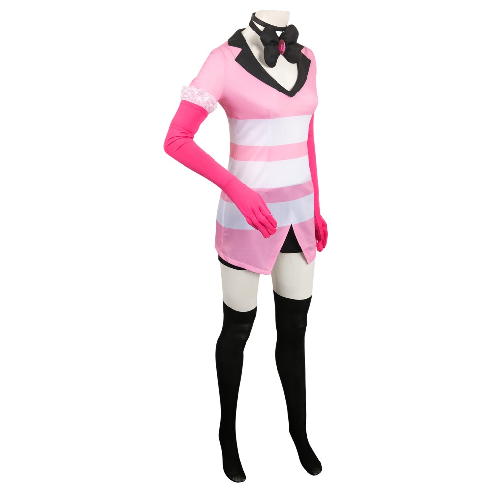 Hazbin Hotel Angel Dust Suit Cosplay Costume Halloween Carnival Outfit