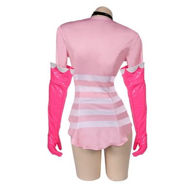 Hazbin Hotel Angel Dust Pink Lingerie for Women Suit Cosplay Costume Halloween Carnival Outfit