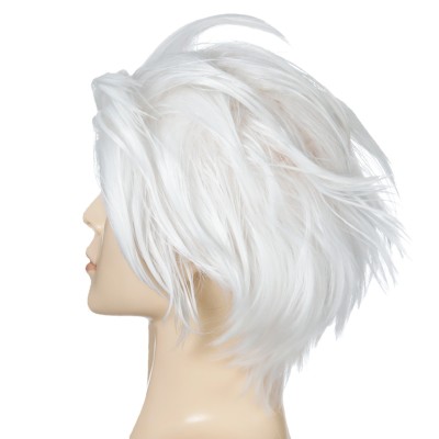 Hazbin Hotel Angel Dust Wig Heat Resistant Synthetic Hair Accessories Cosplay Costume Halloween Carnival