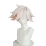 Hazbin Hotel Angel Dust White Wig Heat Resistant Synthetic Hair Accessories Cosplay Costume Halloween Carnival