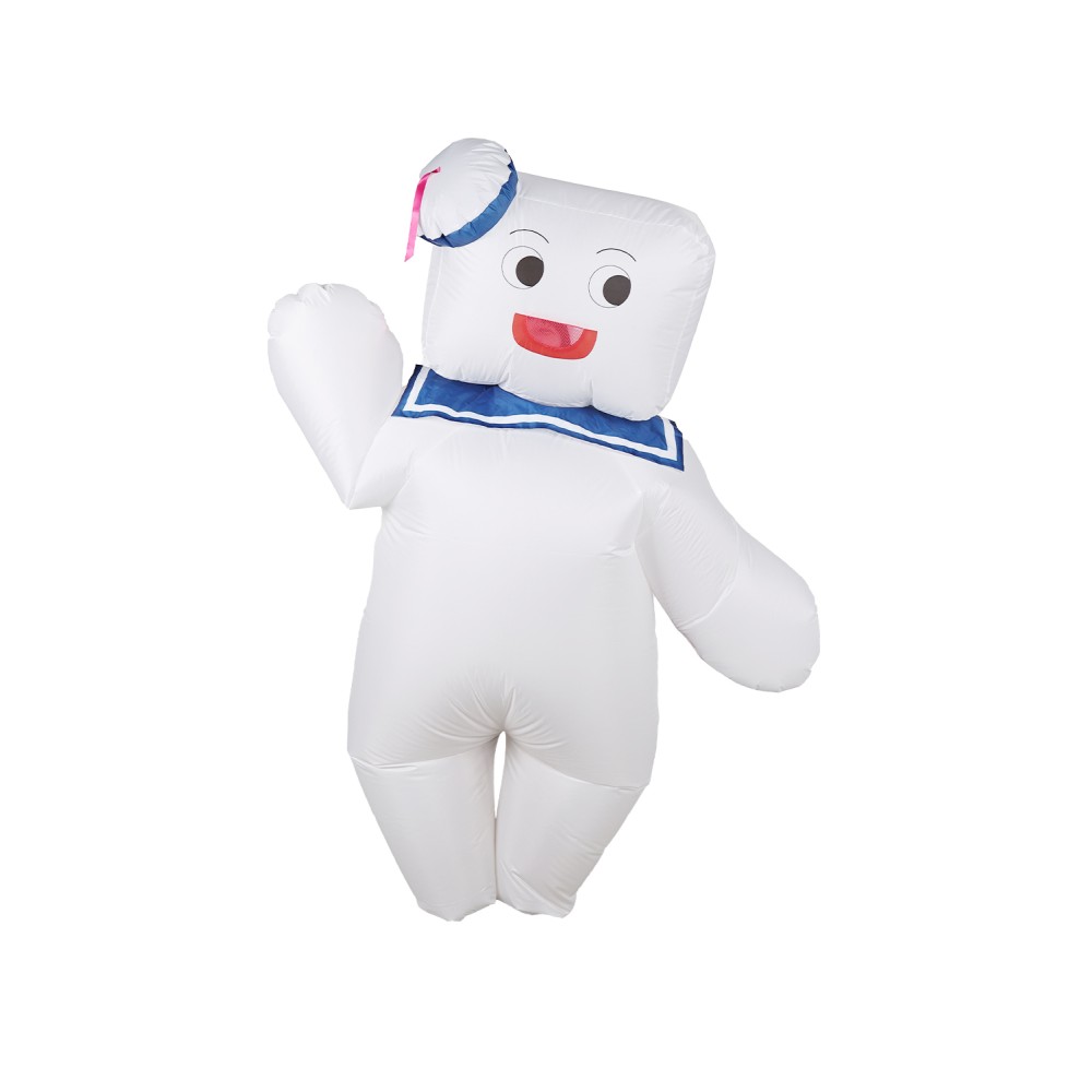 Ghostbusters 2024 Stay Puft Marshmallow Man Inflatable Suit Cosplay Costume Halloween Carnival Outfit